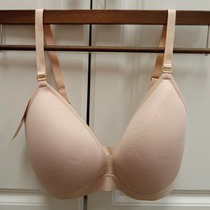 NWT ThirdLove Stripe Wireless convertible bra nude 30F